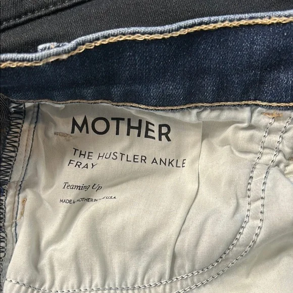 Mother The Hustler Ankle Fray Jeans - Picture 2 of 5